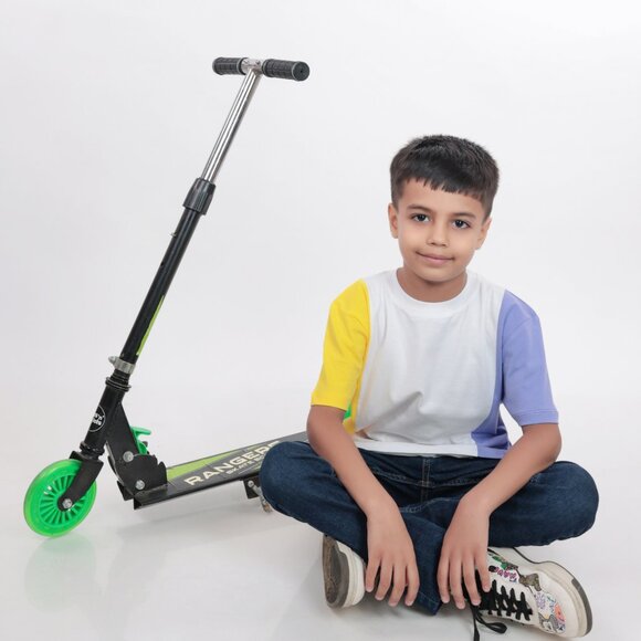 NEW Unisex Kids Colorblock T Shirt - Boy/Girl 100% Pure Cotton - Picture 3 of 4